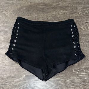 Black Forever 21 Suede Shorts Size S